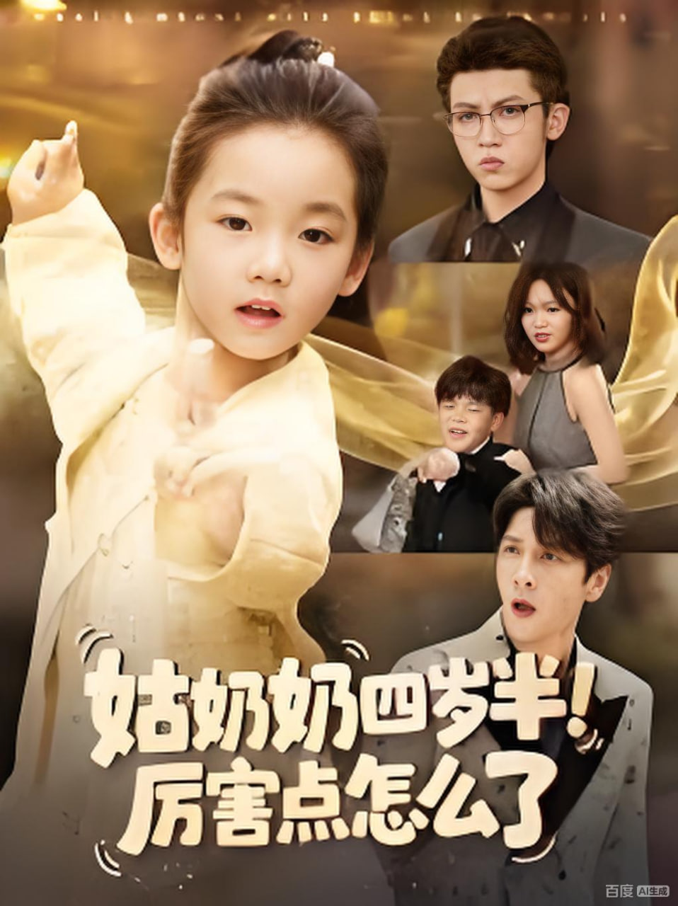 姑奶奶四岁半！厉害点怎么了（萌娃四岁半，下山成团宠了）(全集)